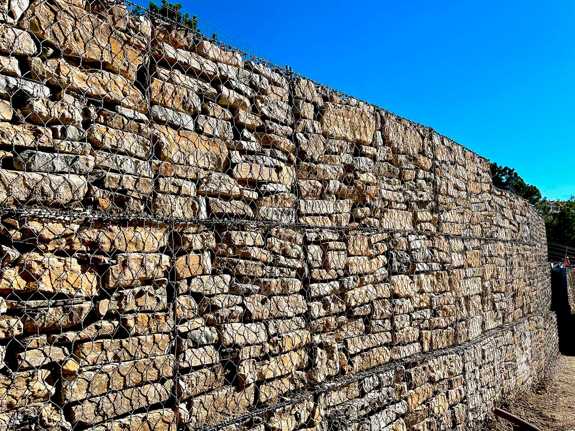 Muro de gaviones Estepona